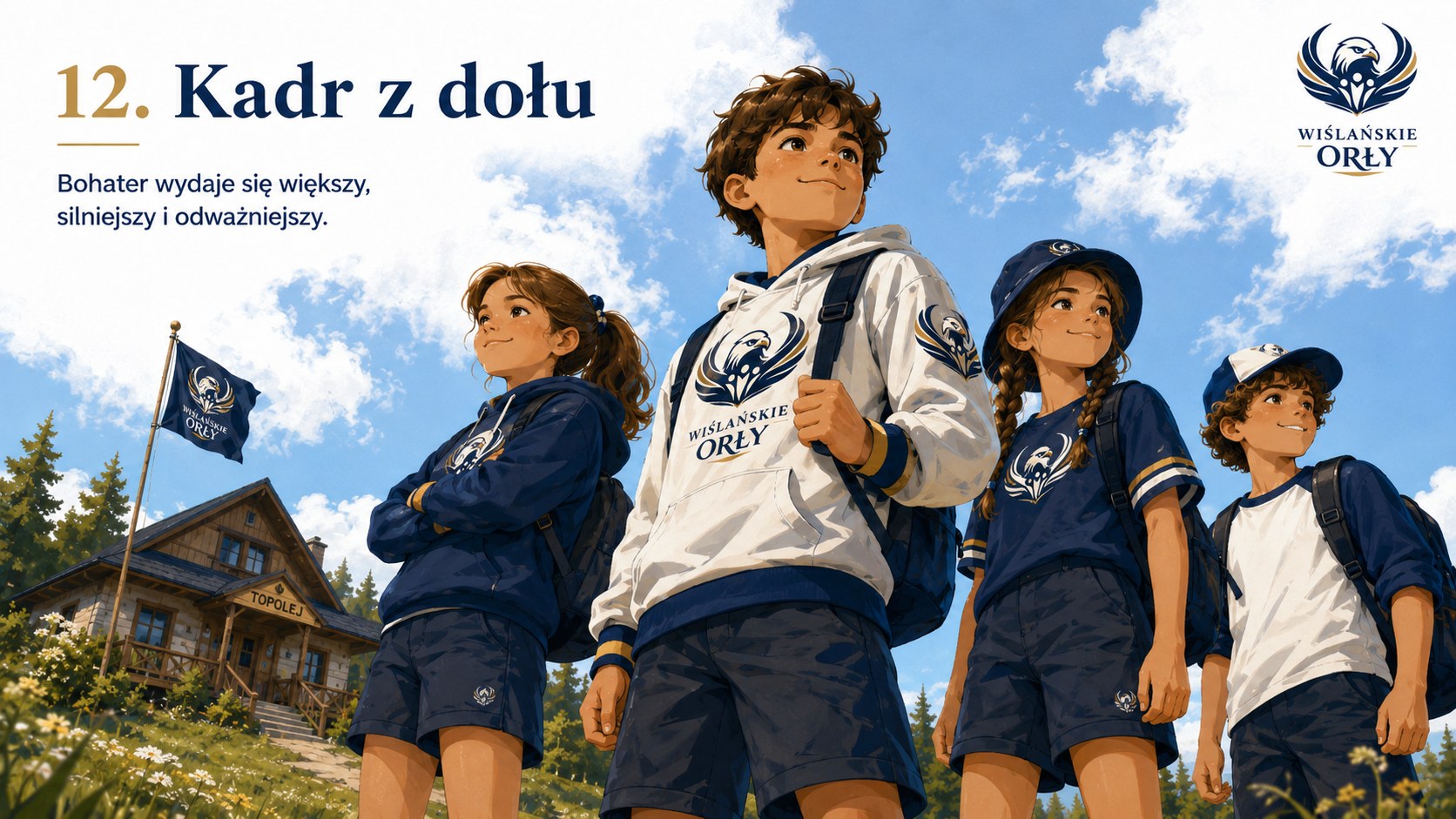 Kadr z dołu