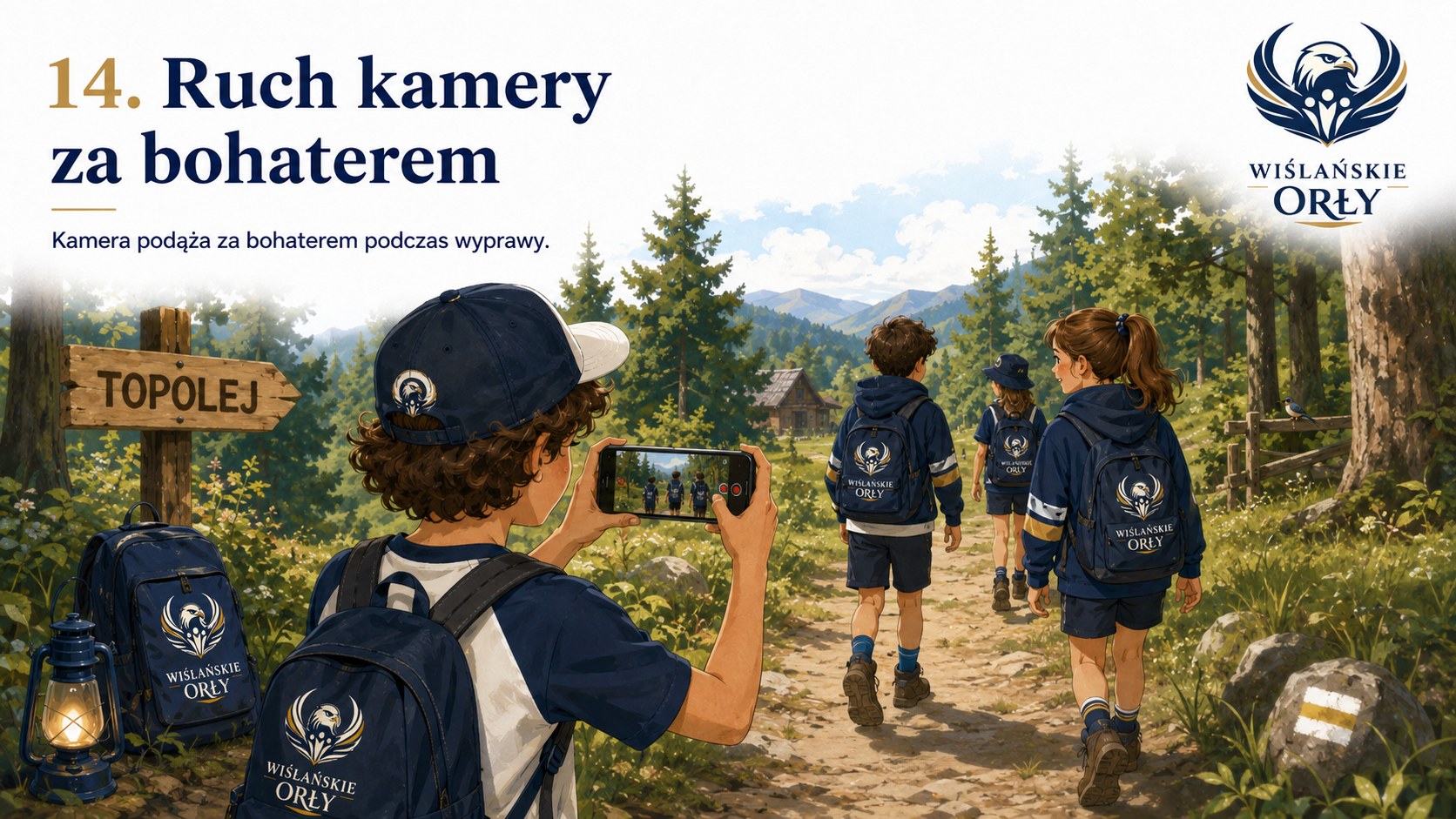 Ruch kamery za bohaterem